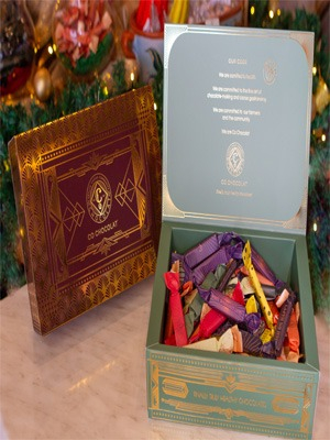 Co Chocolat Chocolate Fingers in Art Deco Box