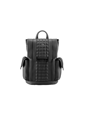 Montegrappa Amb-ition Golf Mini Backpack, Black Base, Black Piping