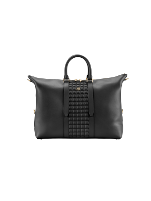 Montegrappa Amb-ition Weekender, Standard Size, Black Base, Black Piping