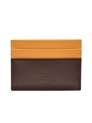 Ettinger Bridle Hide Flat Credit Card Case Nut/London Tan