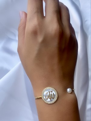 Lorina Jewels Allah pearl bangle