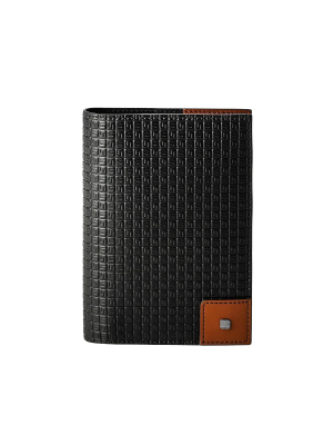 Serapian Passport case Stepan 72 Black Cuoio