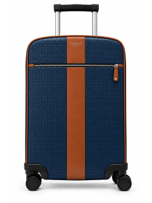 Serapian Cabin trolley Stepan 72 Ocean/Cuoio