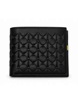 Serapian Billfold 8cc Mosaico Anthracite/Smoke/Curry