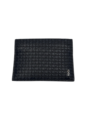 Serapian Pocket card case 4cc Stepan Sust Ocean Blue/Black