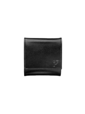 Tibaldi Mens Coin Pouch, Calf Leather And  Cotton Gros-Grain Lining