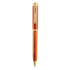 Montegrappa Zero Zodiac Leo Ballpoint Pen, Yellow Gold IP Steel