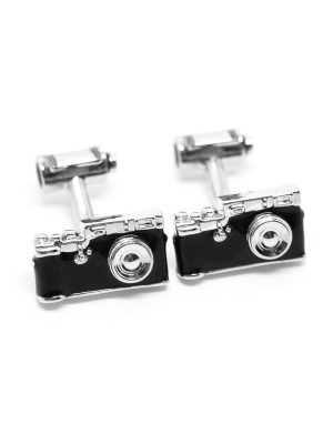 Babette Wasserman Retro Camera and Film Cufflinks