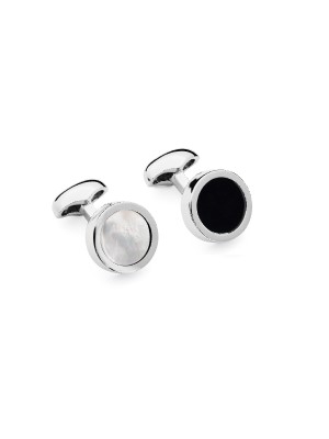 Babette Wasserman Reverso Disc Cufflinks