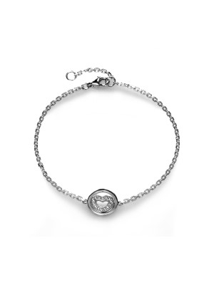 Babette Wasserman Twisting Heart Bracelet