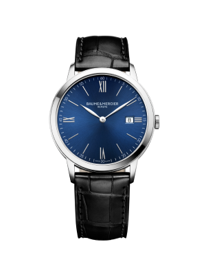 Baume & Marcier Classima Gents Watch 40mm Blue Dial