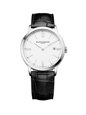 Baume & Marcier Classima Gents Watch 40mm White Dial