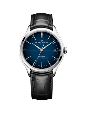 Baume & Marcier Clifton Gents Watch 40mm Blue Dial