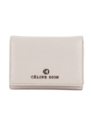 Celine Dion small Leather wallet - sand color