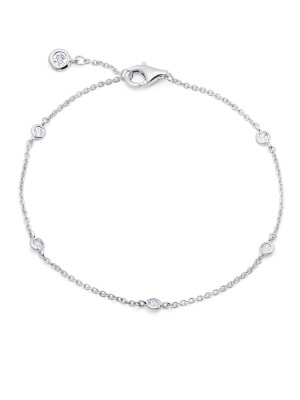 Crislu BEZEL BRACELET FINISHED IN PURE PLATINUM