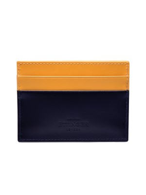 Ettinger Bridle Hide Flat Credit Card Case Navy/London Tan