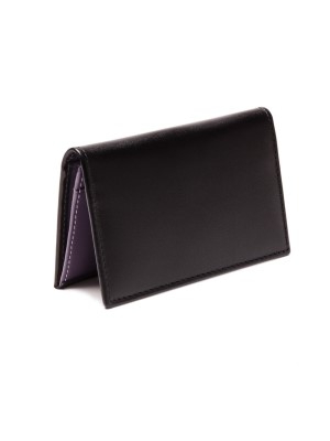 Ettinger Steling Visiting Card Case Black/Purple