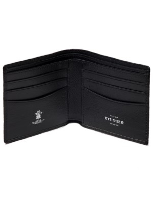 Ettinger Capra Billfold Wallet w. 6 C/C Black