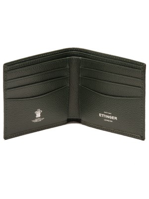 Ettinger Capra Billfold Wallet w. 6 C/C Forest Green