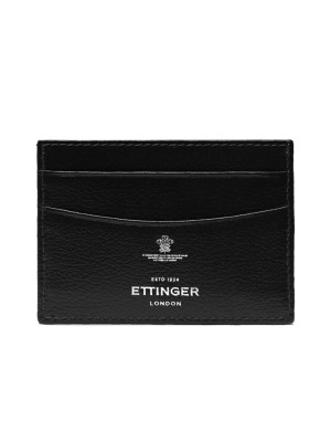 Ettinger Capra Flat Credit Card Black