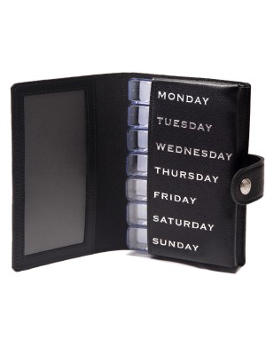 Ettinger Capra Pill Case Black