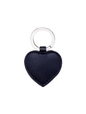 Ettinger Lifestyle Heart Key Fob Navy/Silver