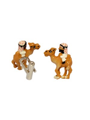 Arab Man on Camel Cufflinks