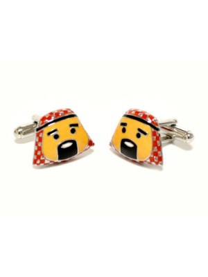 Fat Arab Cufflinks Red