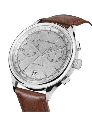 Gieves and Hawkes Gieves & Hawkes Men’s Watch Brown Leather Strap, Silver Case