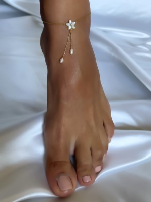 Lorina Jewels Flower anklet