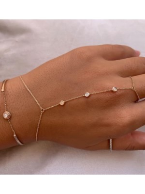 Lorina Jewels 3 dots hand chain