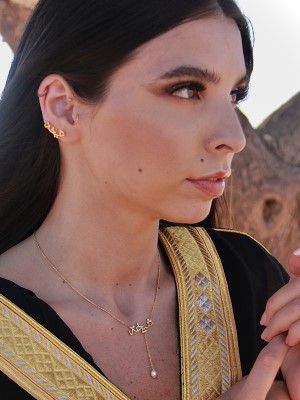 Lorina Jewels Signature Arabic necklace