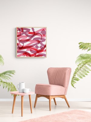 Heaven and Bliss. Rosy 70X70