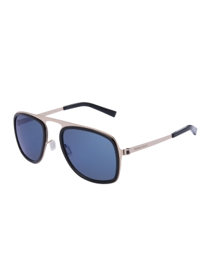 Momo Design Sunglasses Gents  Square Shape Metal Frame Smoke With Blue Mirror Lens