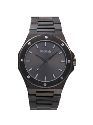 Rusace Gents 44mm Black Case Black matt Dial