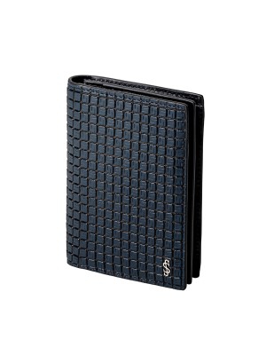 Serapian Business card case Stepan/G Ocean/Black