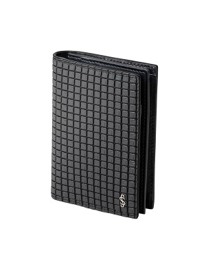 Serapian Business card case Stepan/G Asphalt/Blk