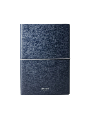 Serapian Quaderno 146 Cachemire Navy Blue