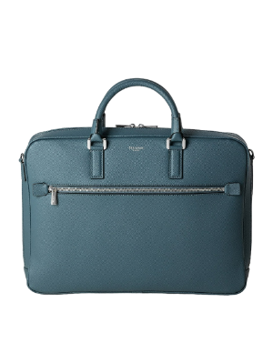 Serapian Slim briefcase Evolution Avio Blue