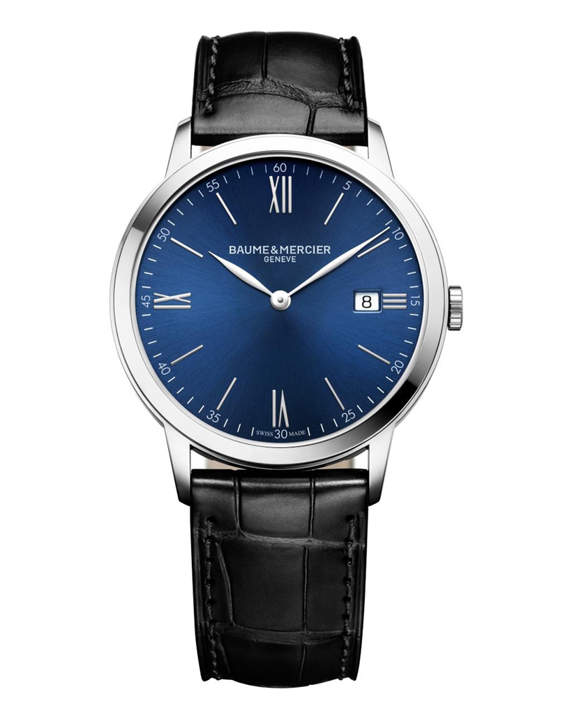 Baume and shop mercier blue dial
