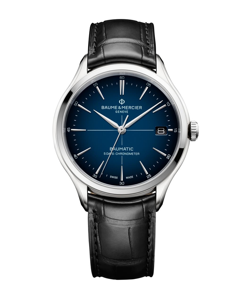 Baume and shop mercier blue dial